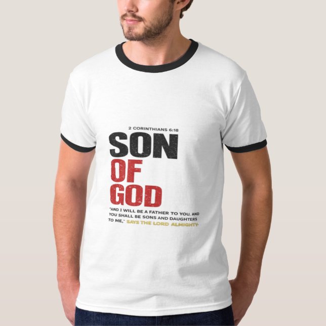 T-shirt 'Fils de Dieu'  (Devant)