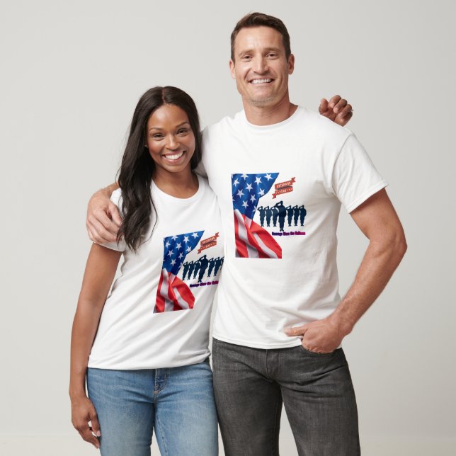 T-shirt Fils de fierté patriotique blanc (Unisexe)