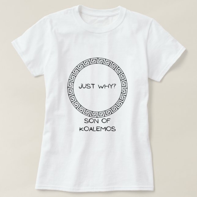 T-shirt fils de Koalemos drôle (Design devant)