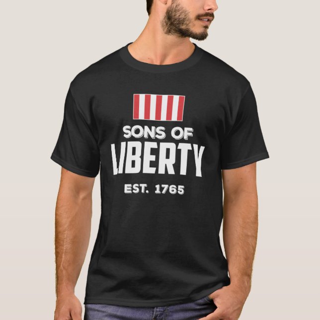 T-shirt Fils de la Liberté Boston Massachusetts (Devant)