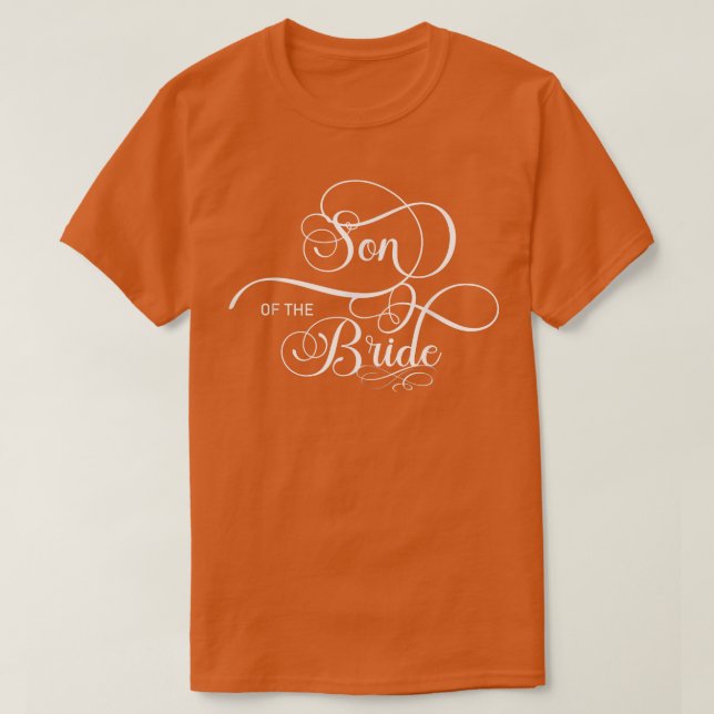 T-shirt Fils de la Mariée (Fête du Mariage) (Design devant)