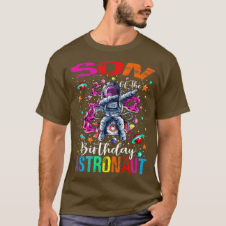 T-shirt Fils De L'Anniversaire Astronaut Garçon Thème Espa