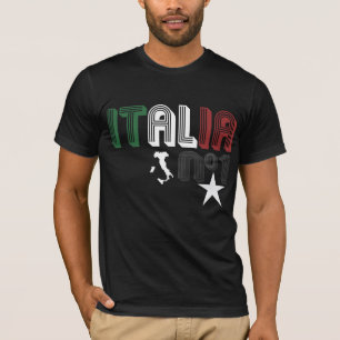 T-shirt Fils de l'Italie - noir - Giovanni Paolo