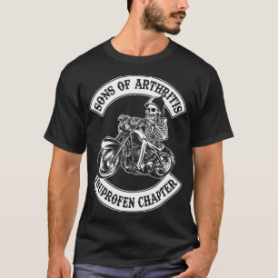 T-shirt fils de moto de chapitre d'arthrite