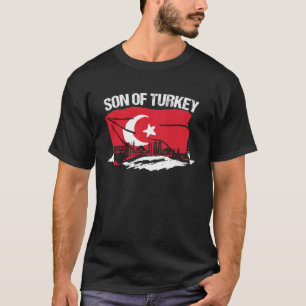 T-shirt Fils de Turquie Istanbul Ankara Türkiye Fier Turc
