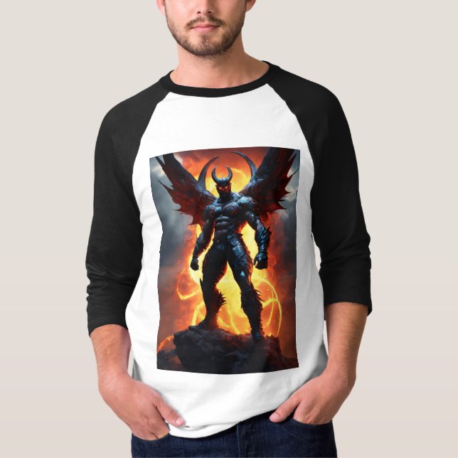 T-shirt Fils Diable Angel : Libérez Votre Force Intérieure (Devant)