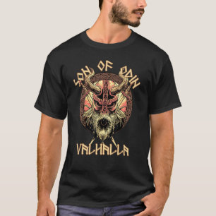 T-shirt Fils d'Odin Viking Valhalla Celtic Vintage Norse