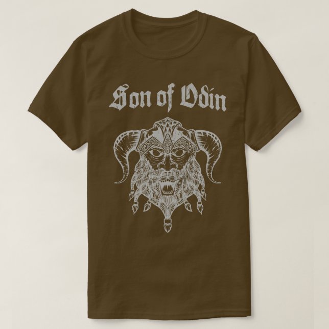 T-shirt Fils D'Odin Viking Warrior Nordmann Bart (Design devant)
