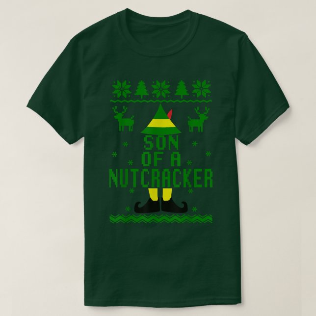 T-shirt Fils Drôle De Fils De Noël Fils De Casse-Noix  (Design devant)