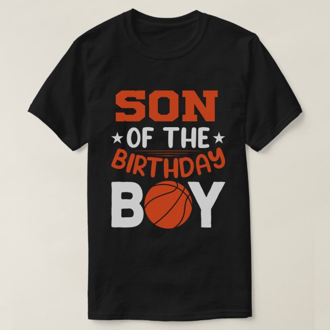 T-shirt FILS Du Basket-Ball Pour Enfants (Design devant)