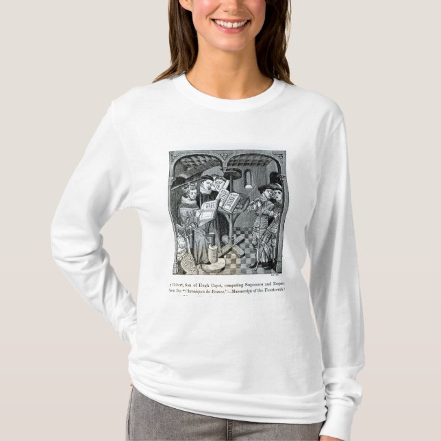 T-shirt Fils du Roi Robert II de Hugh Capet (Devant)