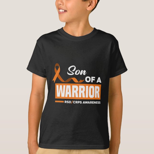 T-shirt Fils D'Un Guerrier Rsd Crps Sensibilisation (Devant)
