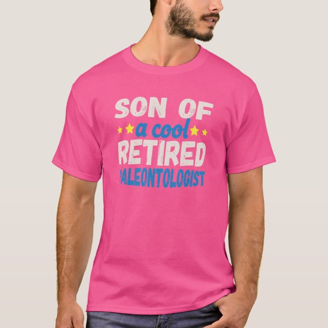 T-shirt Fils D'Un Paléontologue À La Retraite Cool (Devant)