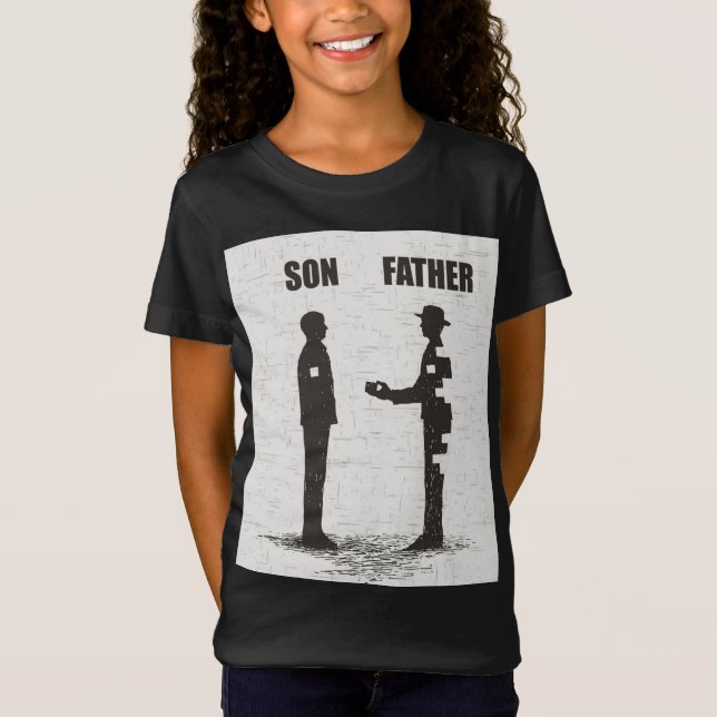 T-Shirt Fils Et Père (Devant)