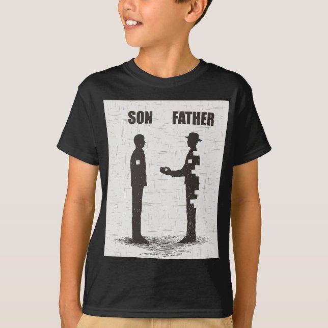 T-shirt Fils Et Père (Devant)
