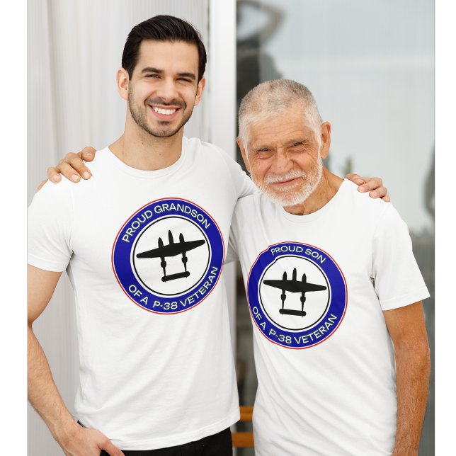 T-shirt Fils fier d'un vétéran de P-38 (Créateur téléchargé)