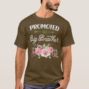 T-shirt Fils Floral Promu Grother Grother Grossesse Révéla