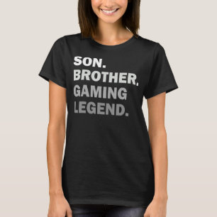 T-shirt Fils Frère Légende du jeu Funny Noël Ado garçon