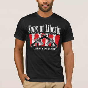 T-shirt Fils la pièce en t foncée de liberté de LIBERT