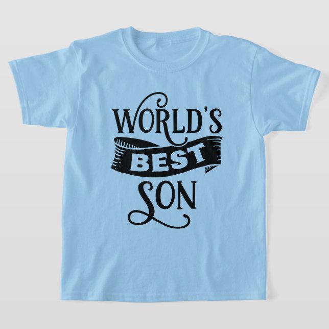 T-shirt Fils le meilleur du monde Cool  (Poser)