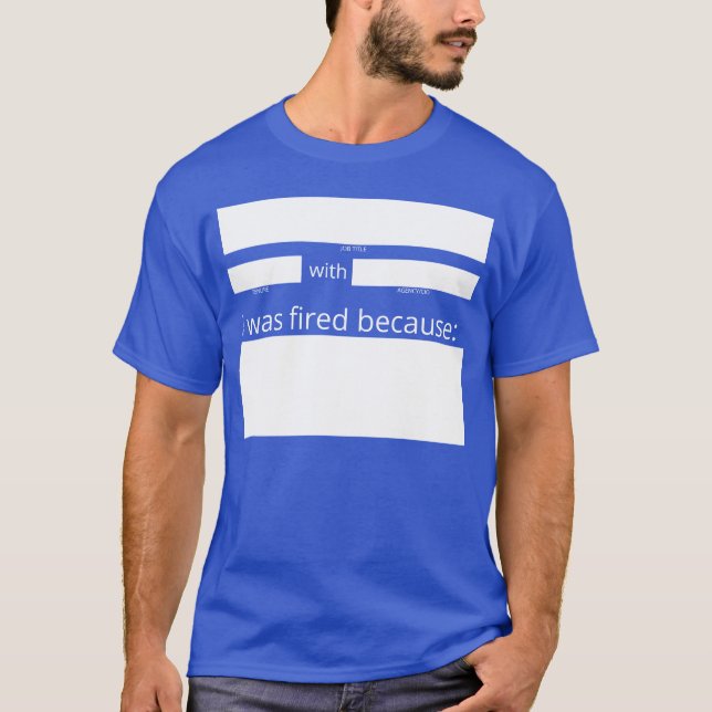 T-shirt Fils remplis dans le champ vide (Devant)