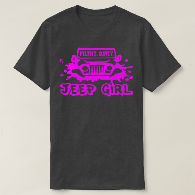 T-shirt FilthyDirtyJeepGirl01 (Design devant)