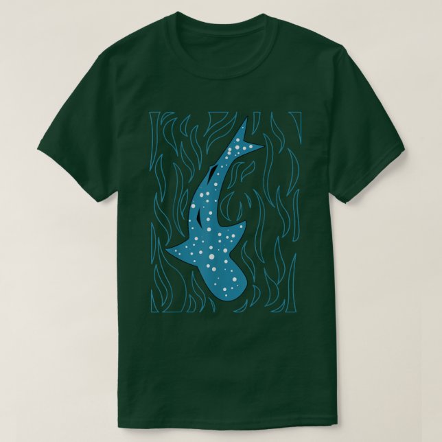 T-shirt Filtre d'alimentation de l'aube de requin de balei (Design devant)