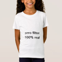 filtre zéro, 100 % réel en blanc