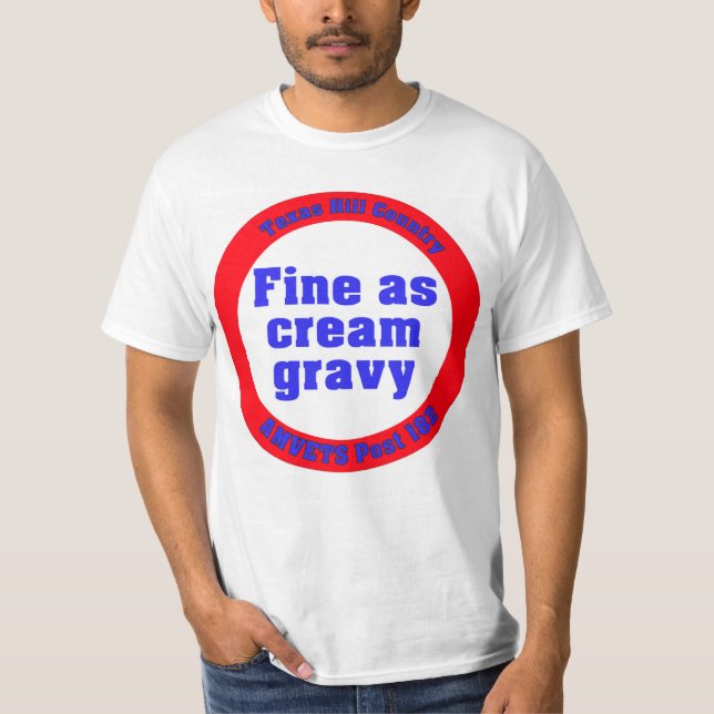 T-shirt Fin comme crème (Devant)