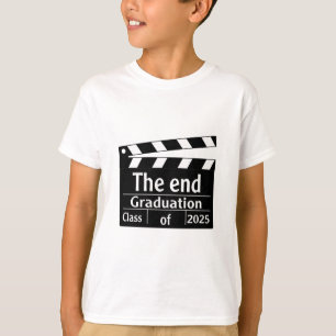 T-shirt Fin de la graduation 2025 Cinema Graduate