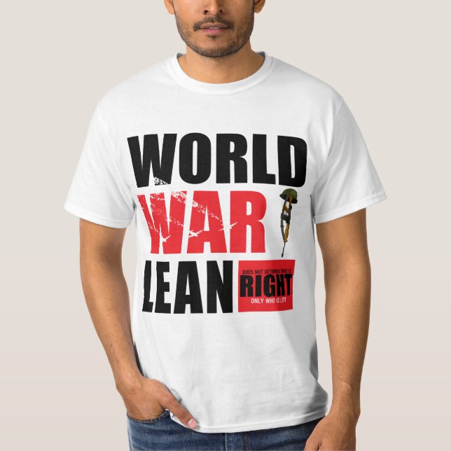 T-shirt fin de la guerre mondiale (Devant)