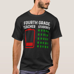 T-shirt Fin de l'année Enseignant 4e année Adieu enseignan