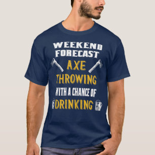 T-shirt Fin De Semaine - Défilement Et Boisson