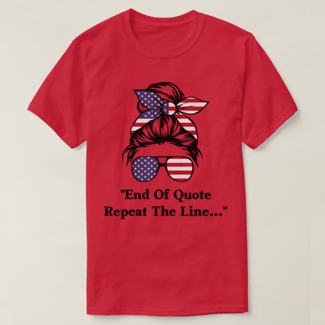 T-shirt Fin Du Devis Répéter La Ligne 149 2054 (Design devant)