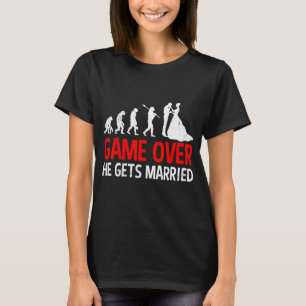 T-shirt Fin du jeu il se marie garçon d'honneur enterreme