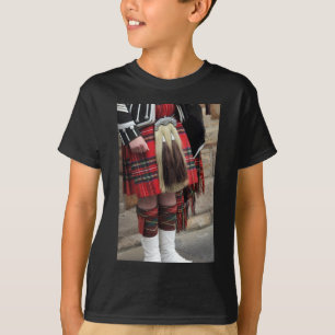 T-shirt Fin écossaise de joueur de pipeau, cadeau écossa