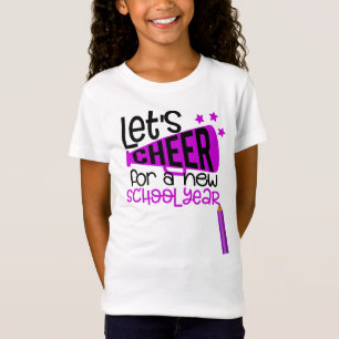 T-shirt fin en jersey pour écolières