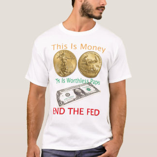 T-shirt Fin L'or FED est de l'argent