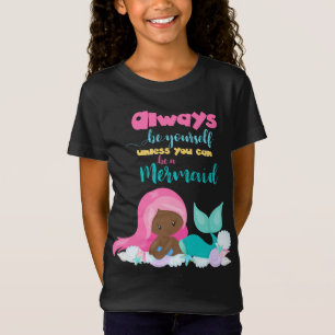 T-shirt fin pour filles sirène