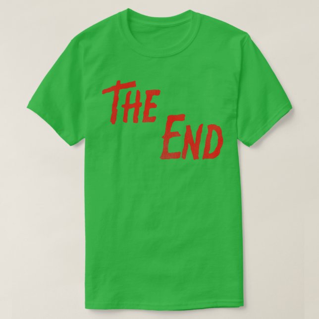 T-shirt Fin Rétro Horror End Crédits (Design devant)