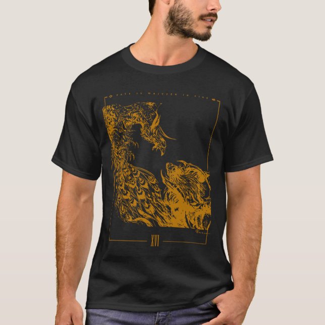 T-shirt FINAL FANTASY XVI DESTIN drôle (Devant)