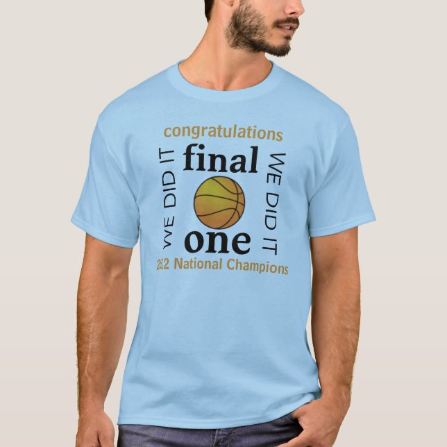 T-shirt Finale une (Devant)