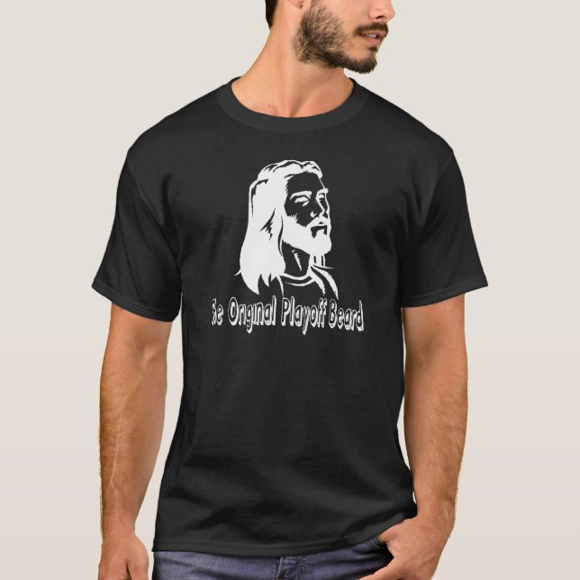 T-shirt finales d'hockey de barbe de Jésus (Devant)