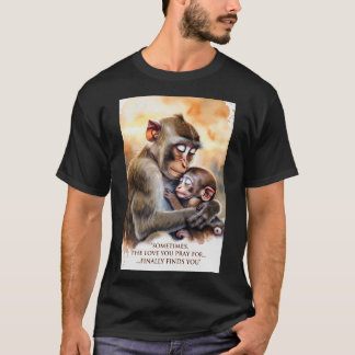T-shirt Finally Found You" - Adoptive Mother and Baby Monk