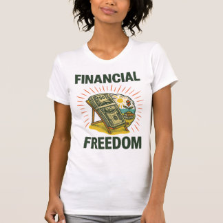 T-shirt Financial Freedom Beach Chair for Wealth Builders