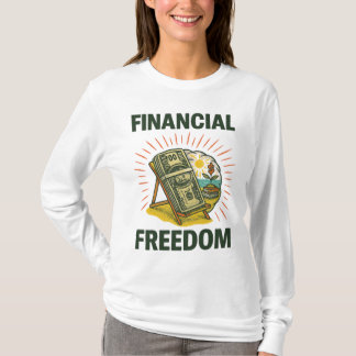 T-shirt Financial Freedom Beach Chair for Wealth Builders