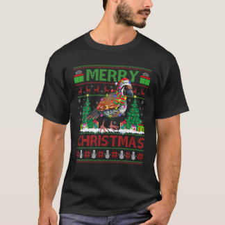 T-shirt Finche Oiseau Amant Xmas Éclairage Laide Finches C