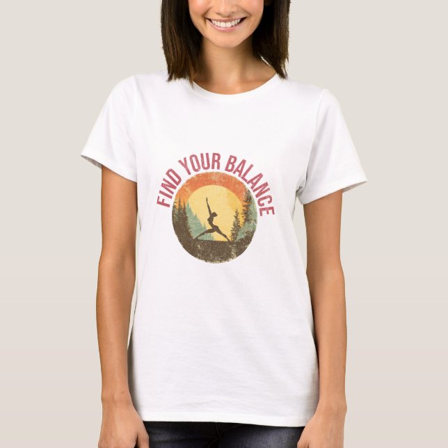 T-shirt Find Your Balance (Devant)