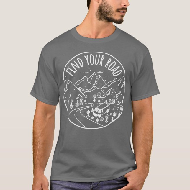 T-shirt Find Your Road (Devant)
