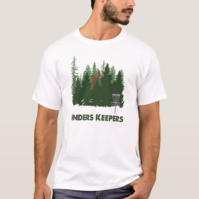 T-shirt Finders Keepers Disk Golf Tee (Devant)